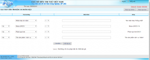 Giao diện website tra cứu nhãn hiệu hàng hóa trực tuyến cục sở hữu trí tuệ