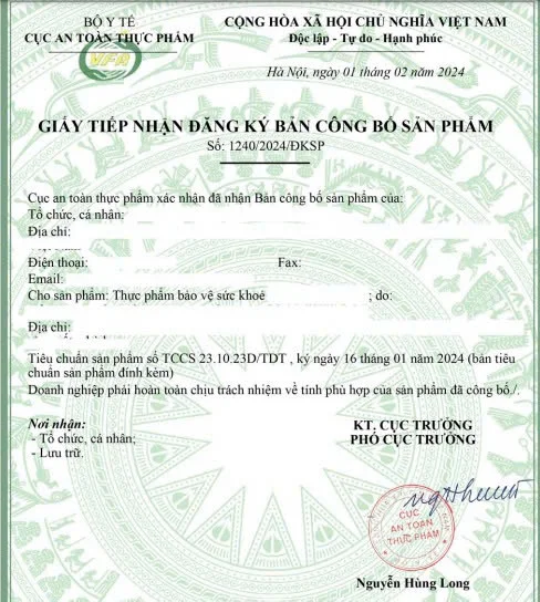 Hướng Dẫn Công Bố Thực Phẩm Bảo Vệ Sức Khỏe Theo Quy Định Mới